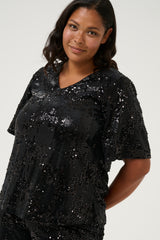 Nicoleen Sequin Blouse