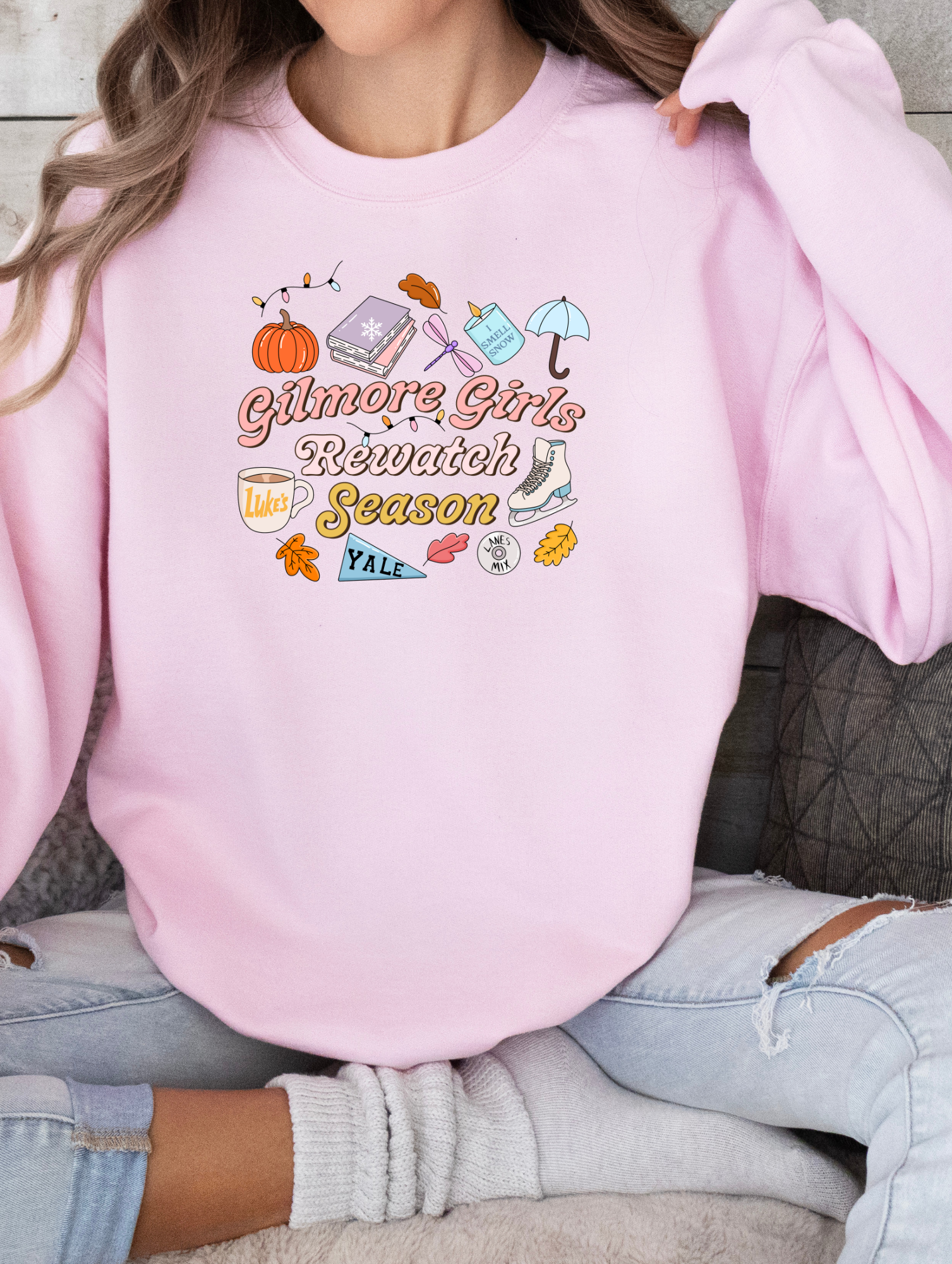 GG Rewatch Season Graphic Sweater