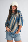 Back to Stripes Boyfriend Tee