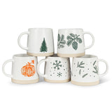 Wide Base Mug with Single Tree view 3