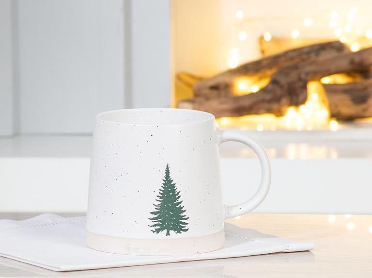 Wide Base Mug with Single Tree view 4