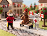Mountie Mouse Ornament, alternate view