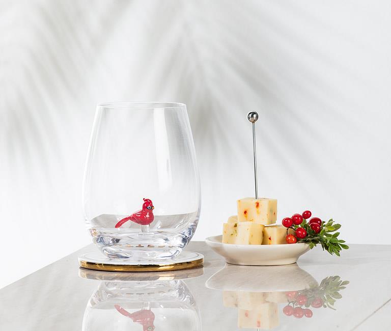 Cardinal Stemless Wine Glass view 2