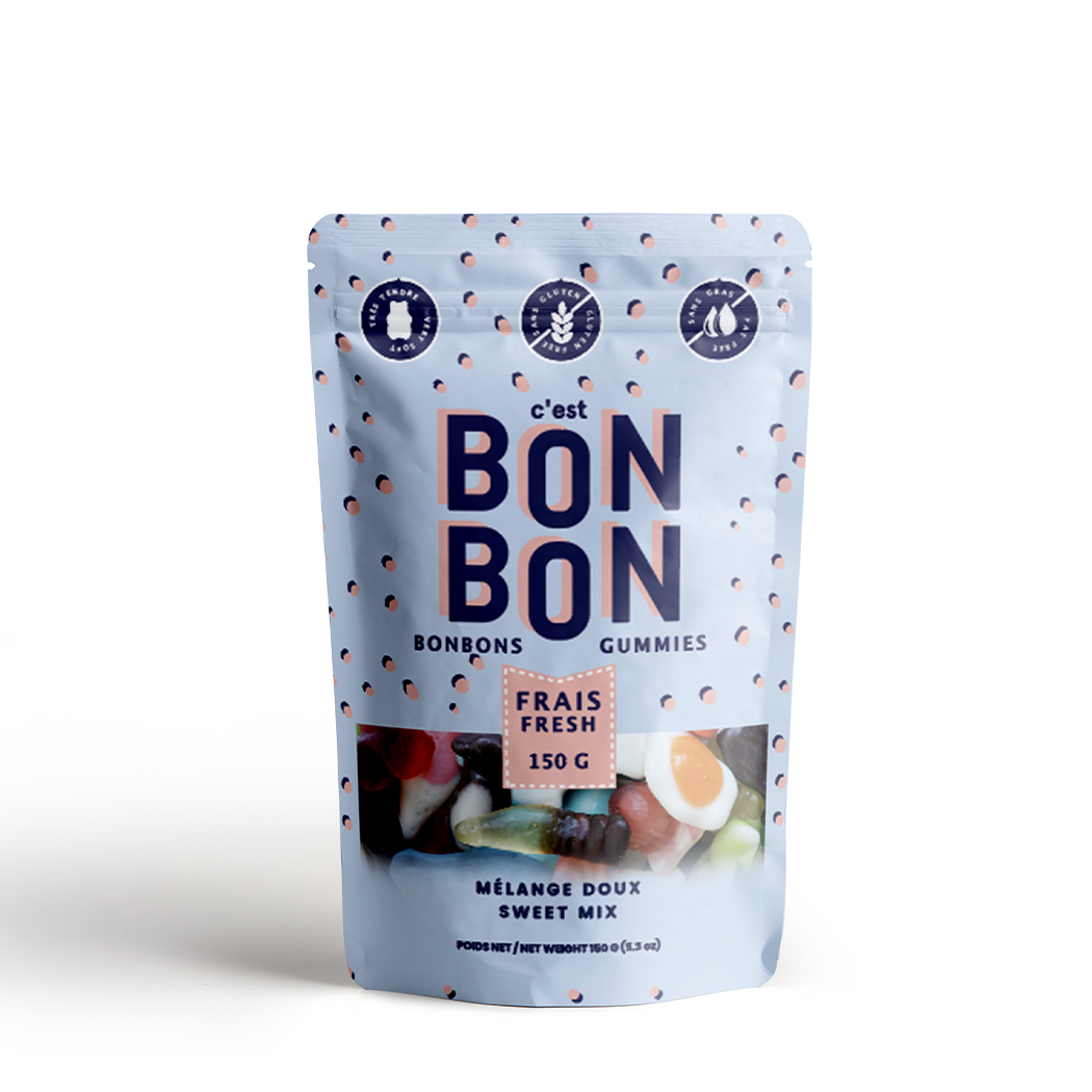 C'est BonBon Sweet Mix 150g gummy candy bag