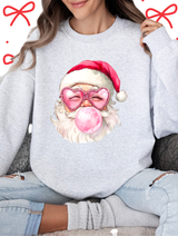 Jolly Bubblegum Santa Sweater
