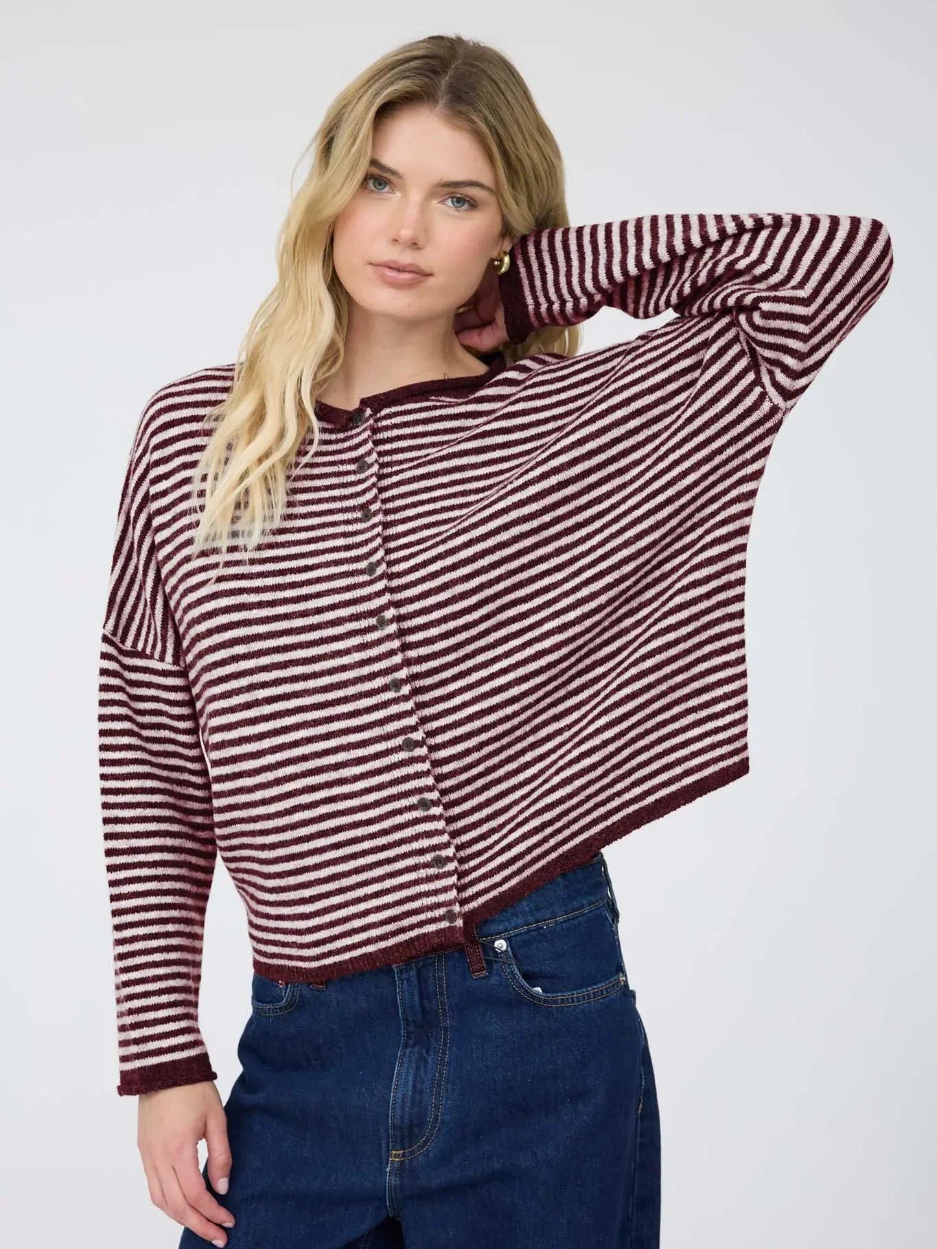 Summer Night Stripe Cardigan