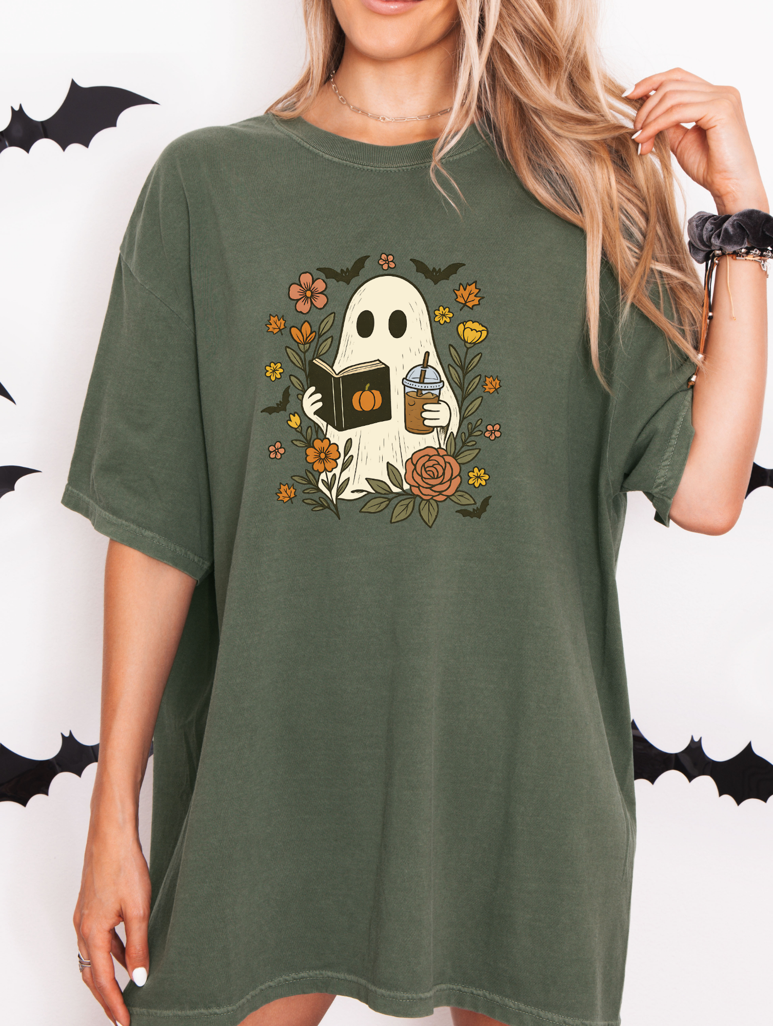 BOOked for Halloween Graphic Tee
