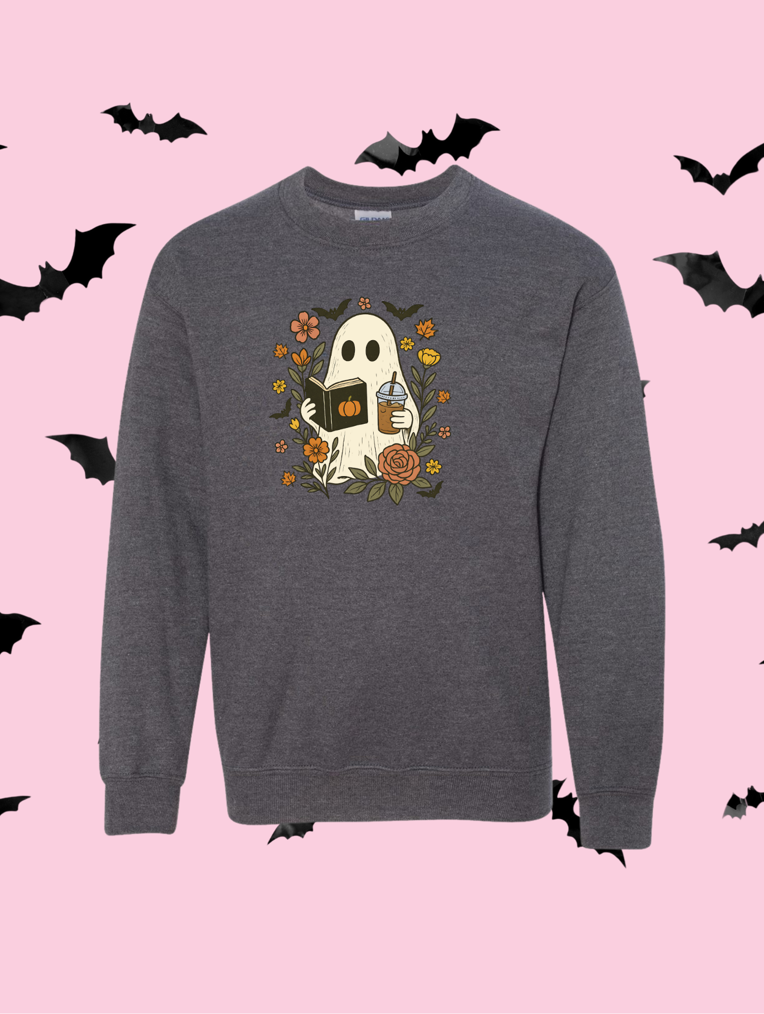 BOOked for Halloween Graphic Sweater