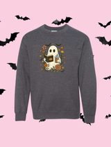 BOOked for Halloween Graphic Sweater