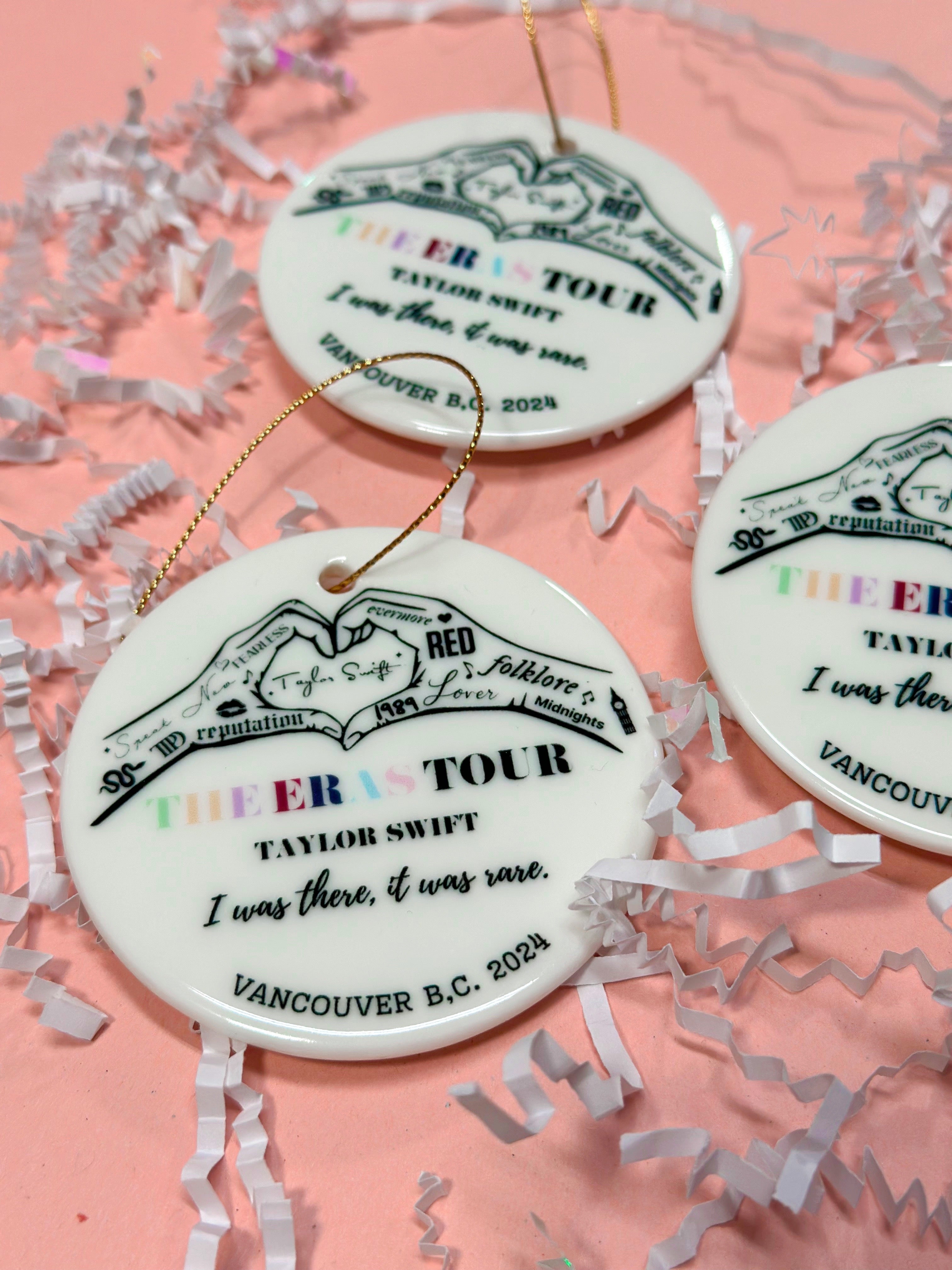 Eras Tour Ceramic Ornament