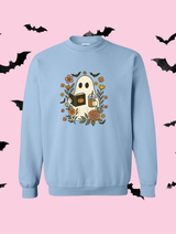 BOOked for Halloween Graphic Sweater