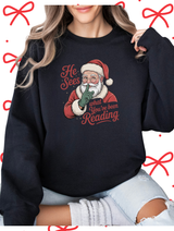 Naughty Reading Sweater