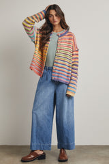 Over The Rainbow Cardigan Button Up