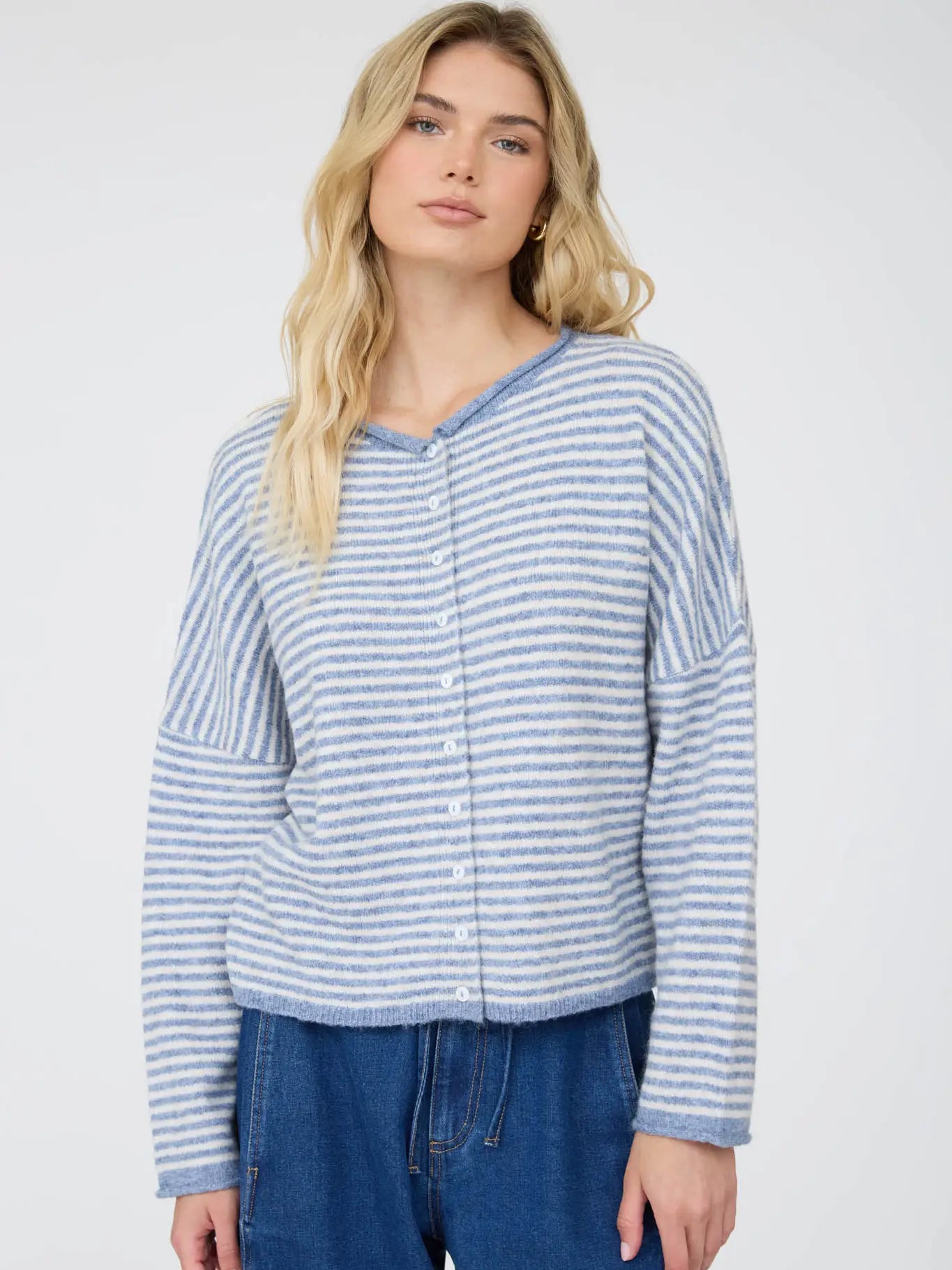 Summer Night Stripe Cardigan