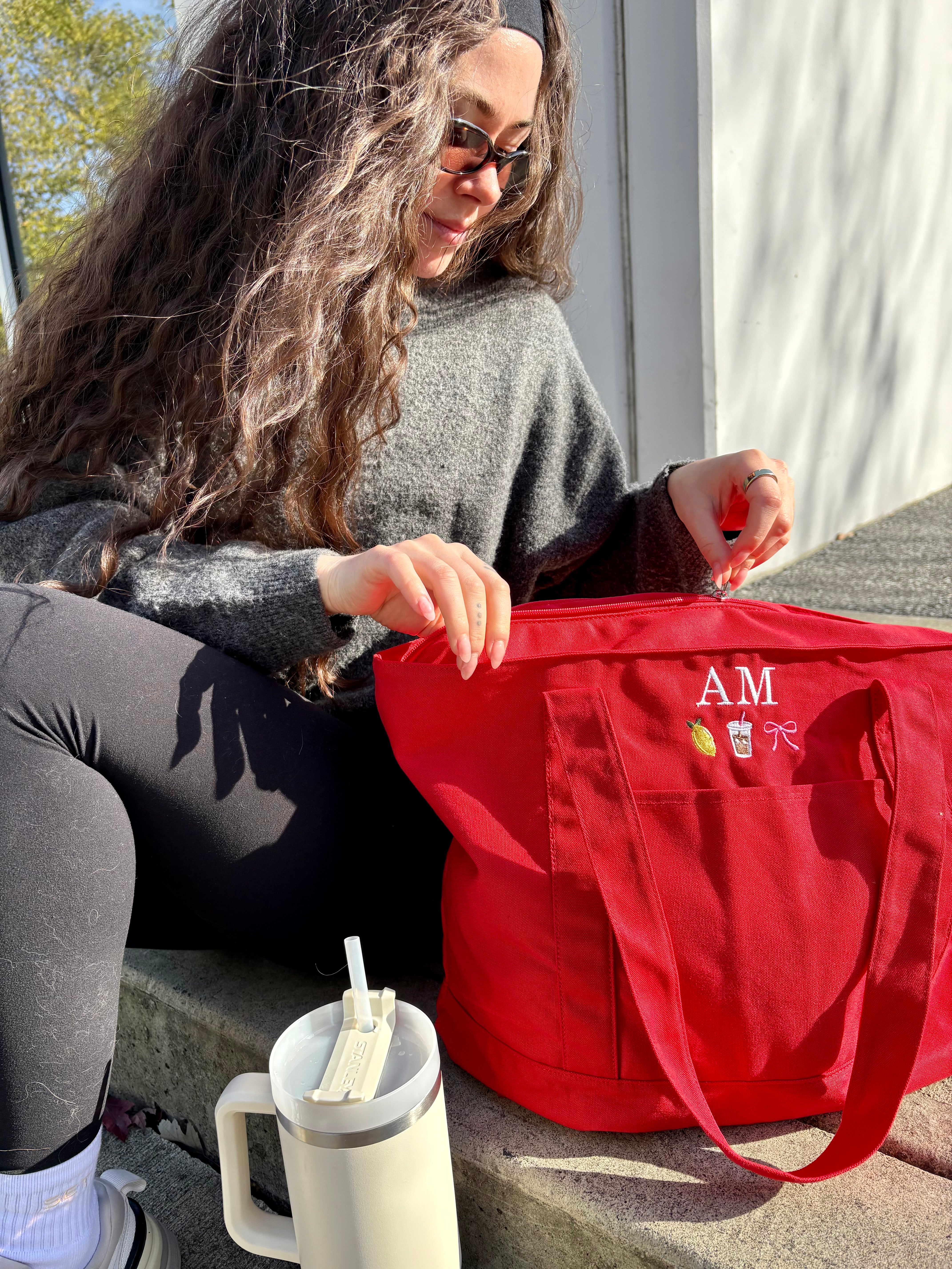 Custom Embroidered Tote Bag