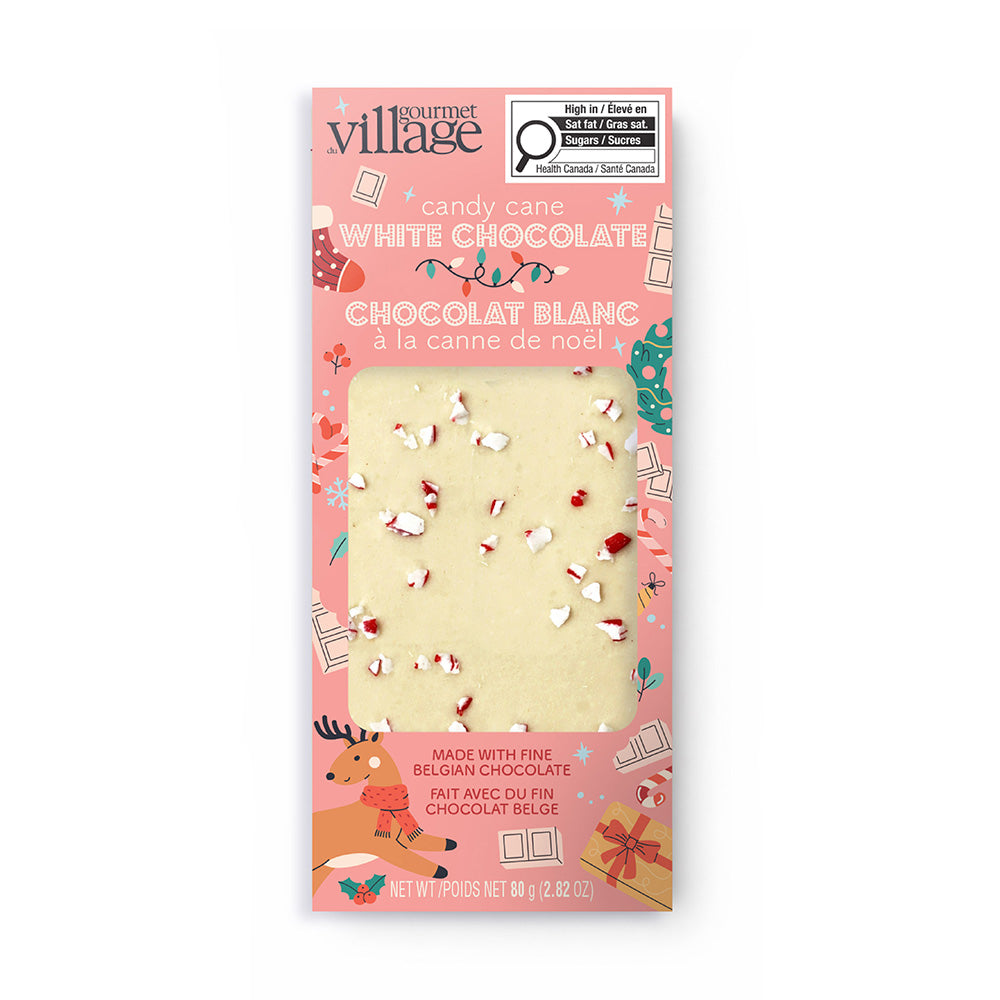 Candy Cane White Chocolate Bar