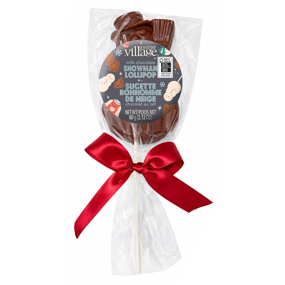 Snowman Milk Chocolate Lollipop