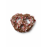 Candy Cane Milk Chocolate Covered Pretzel