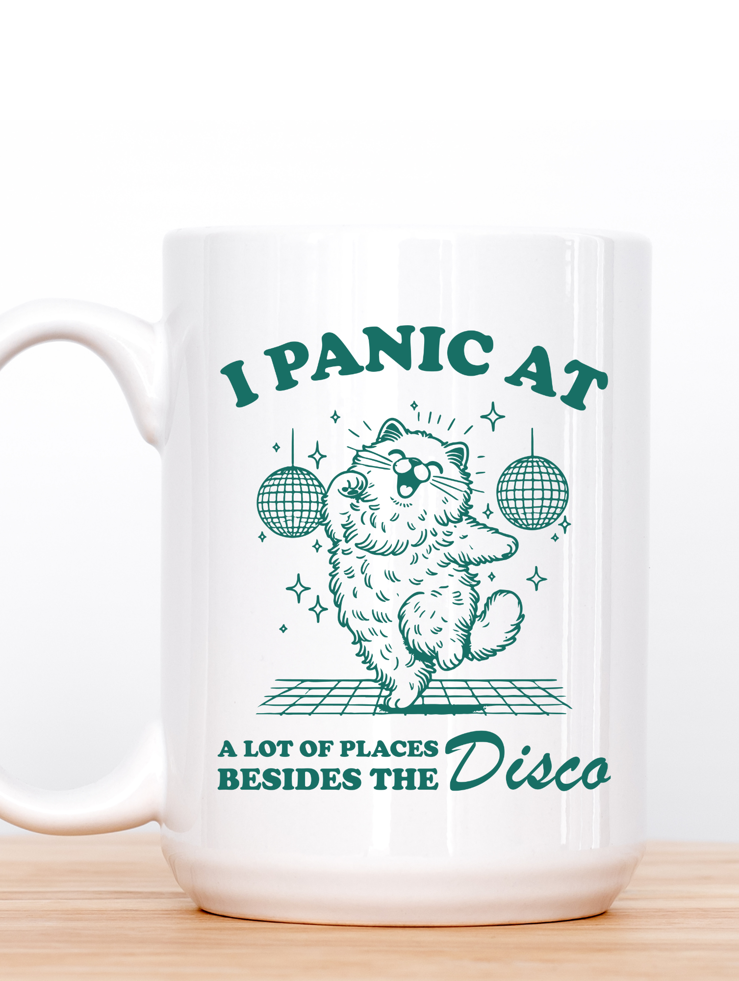 Panic Disco Cat Mug