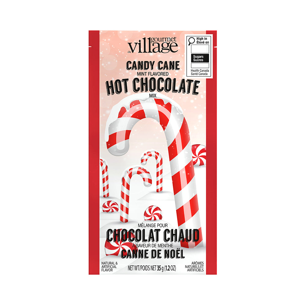 Gourmet du Village Candy Cane hot chocolate packet