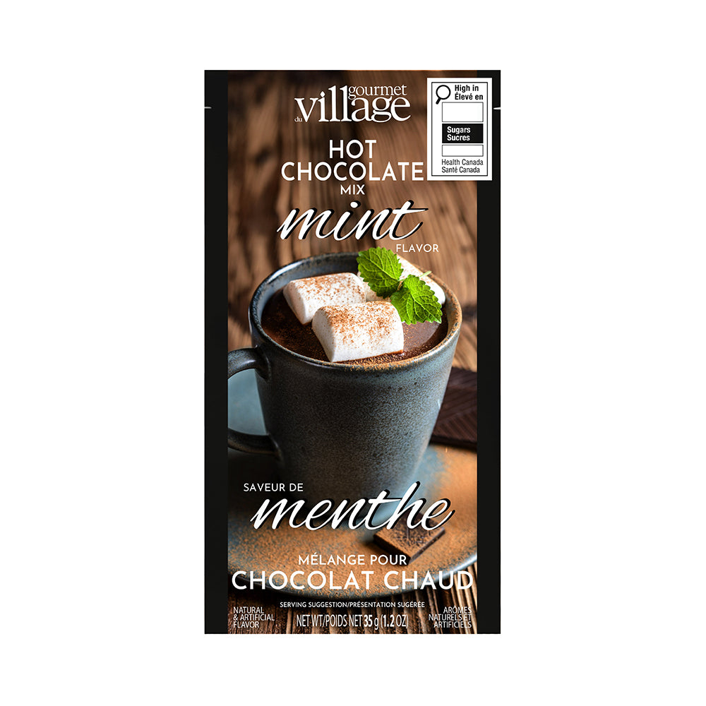 Gourmet du Village Mint hot chocolate packet