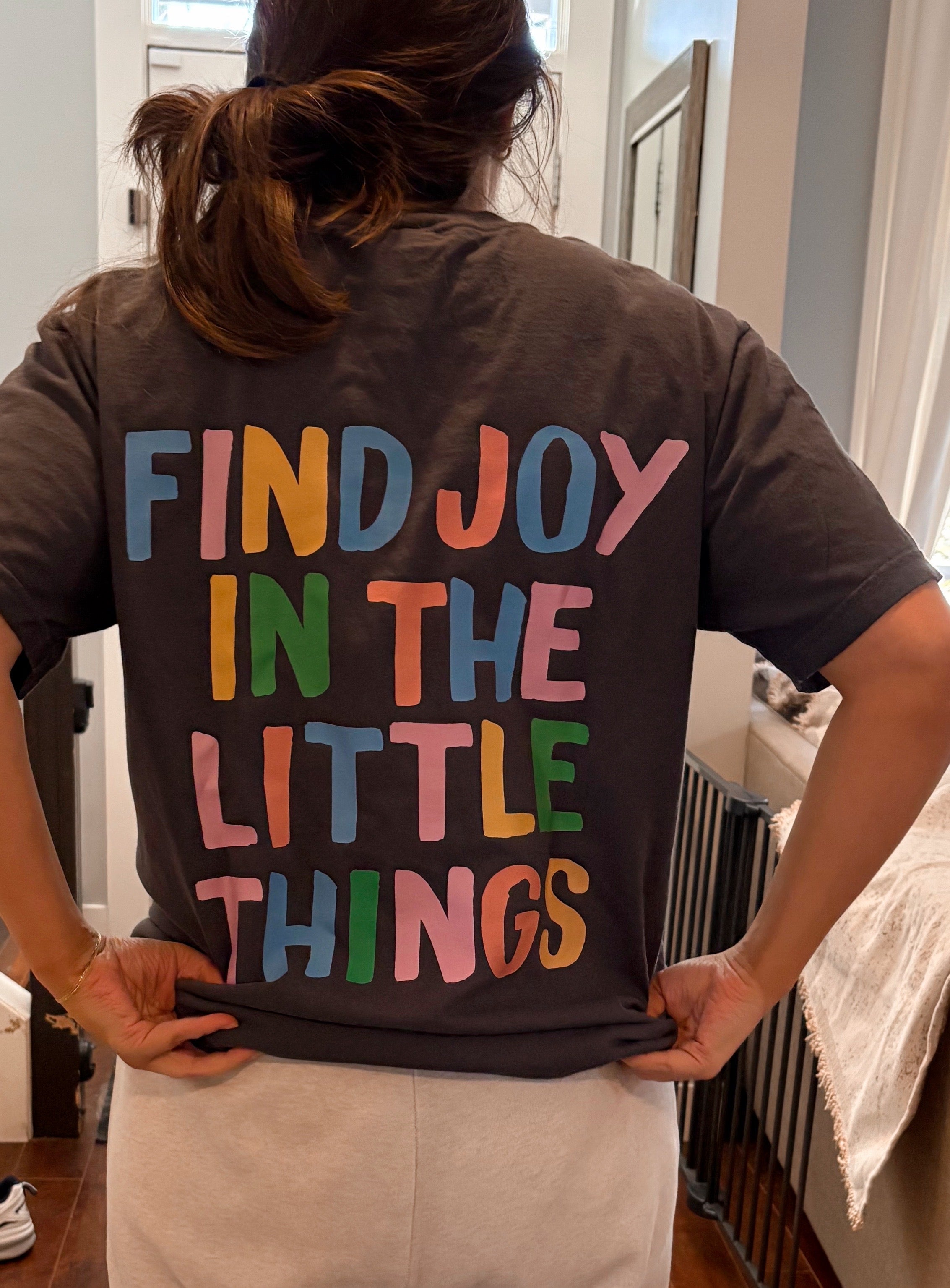 Find Joy in the Little Things Graphic Tee