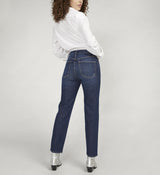 Highly Desirable High Rise Slim Straight Leg Jeans