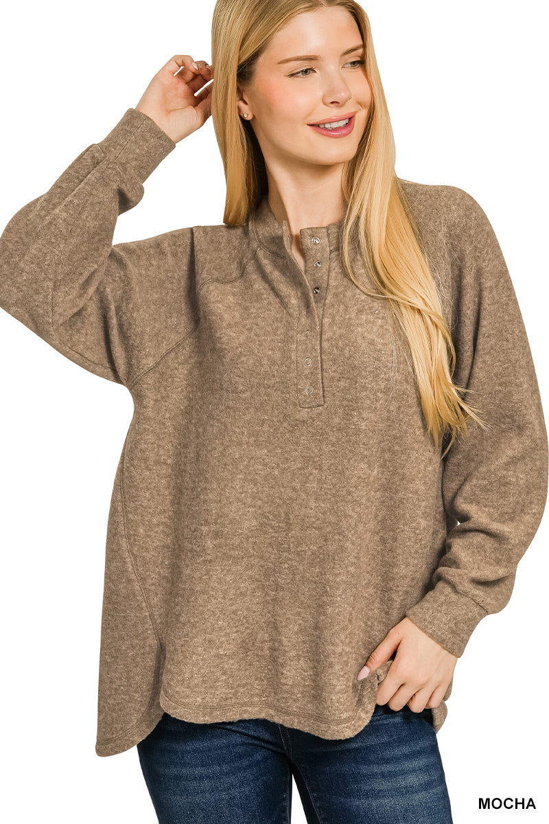 Harper Brushed Melange Sweater