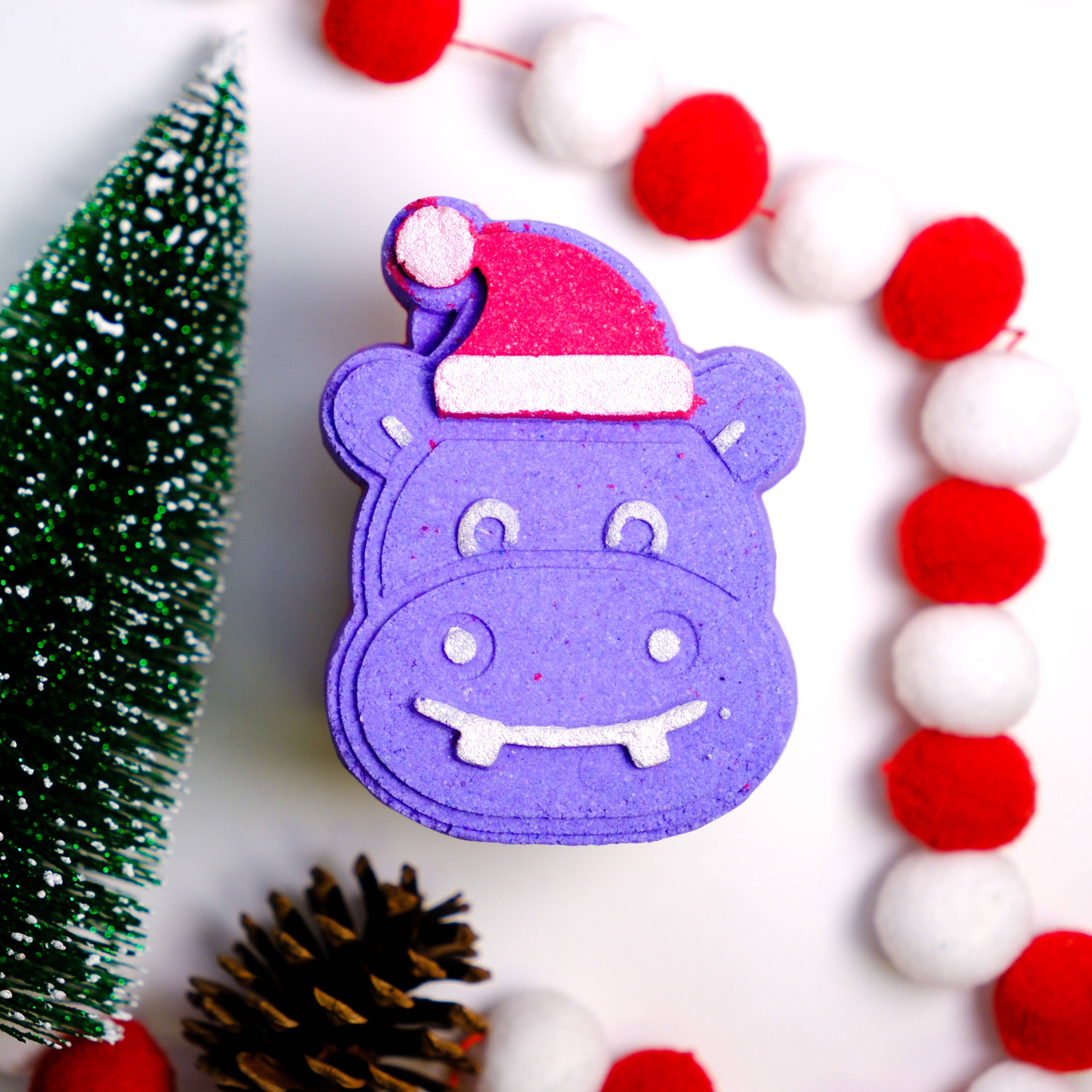 Hippopotamus For Christmas Bath Bomb