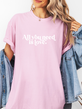 All You Need is Love Graphic Top