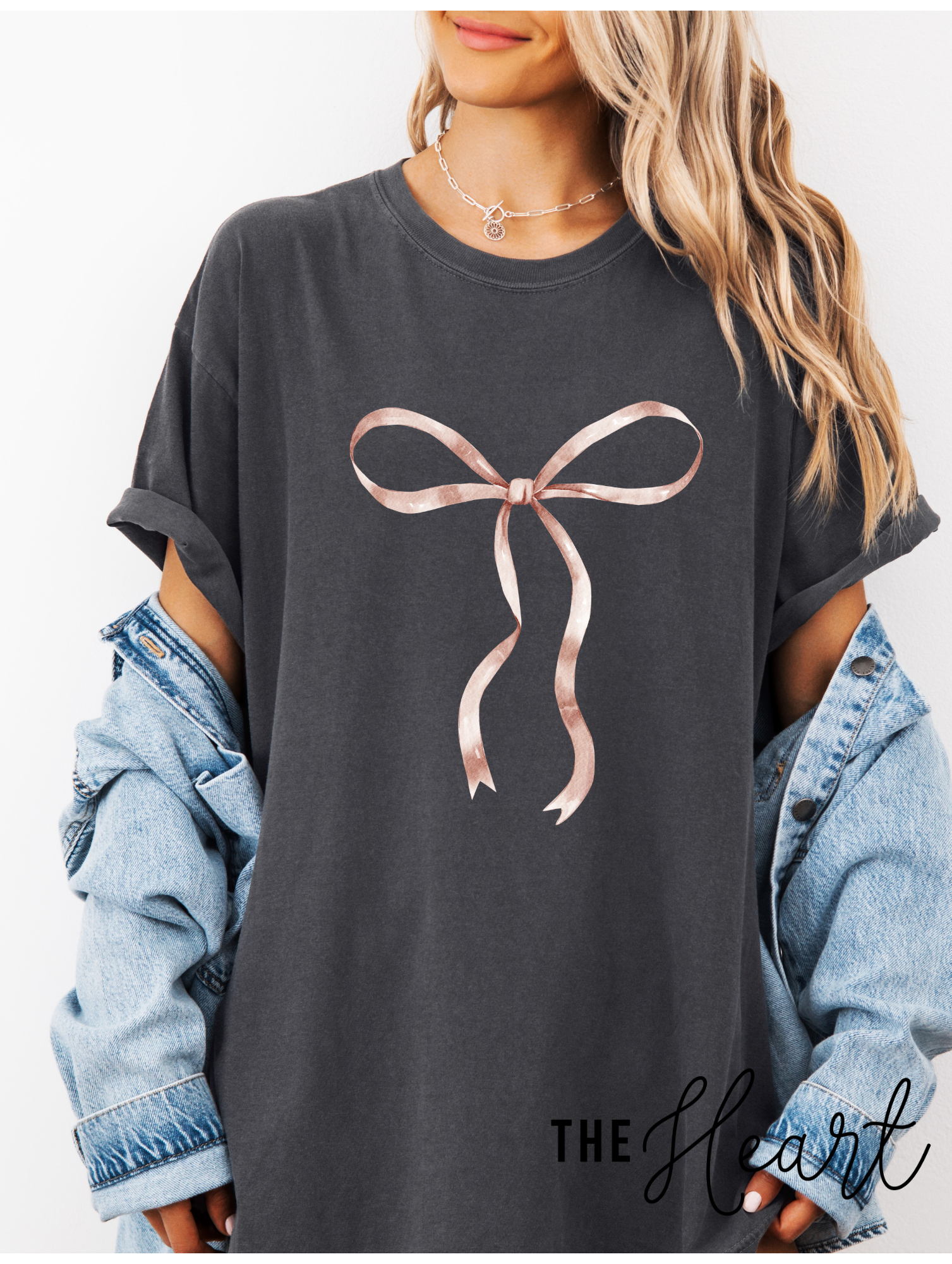 Dainty Bow Graphic Top