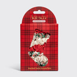Holiday Ruched Satin Scrunchies 7pc Set