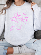 Cupid with Arrow Graphic Top