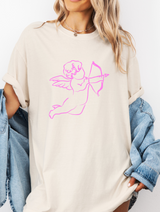 Cupid with Arrow Graphic Top