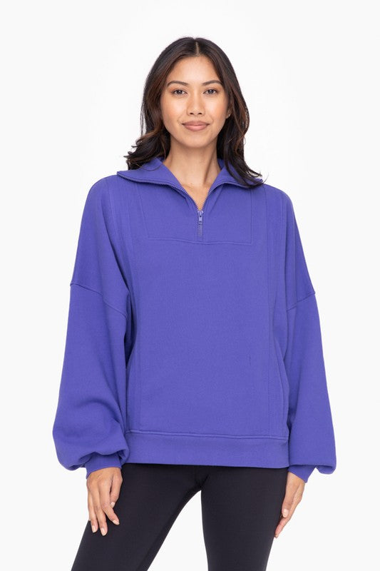 Oversized Half Zip