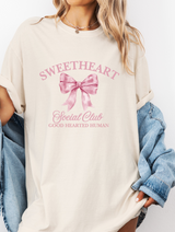 Sweetheart Bow Graphic Top