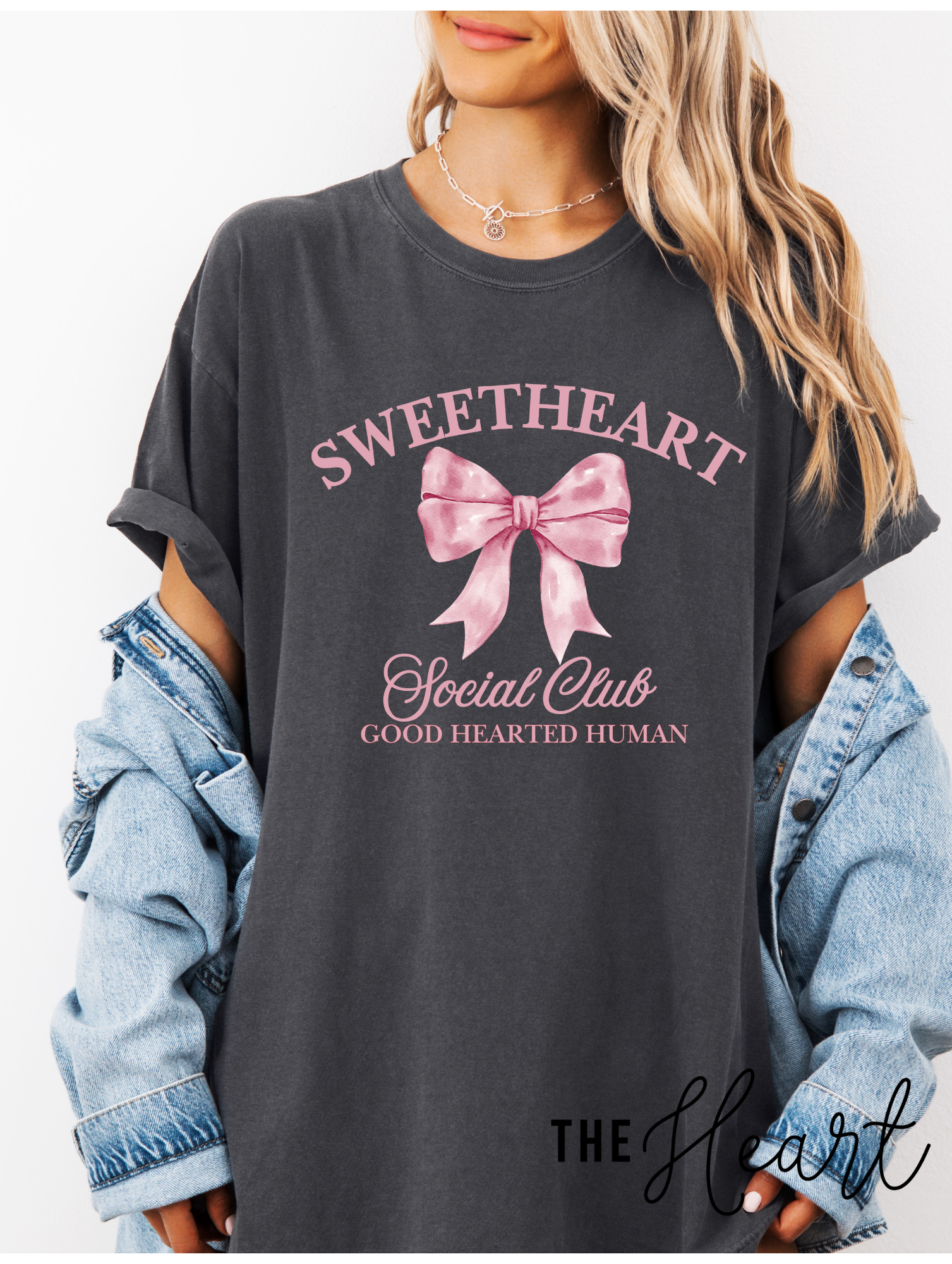 Sweetheart Bow Graphic Top