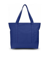 Custom Embroidered Tote Bag - Blue