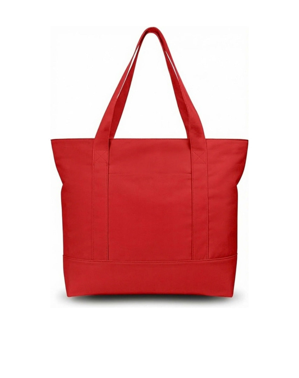 Custom Embroidered Tote Bag - Red