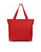 Custom Embroidered Tote Bag - Red