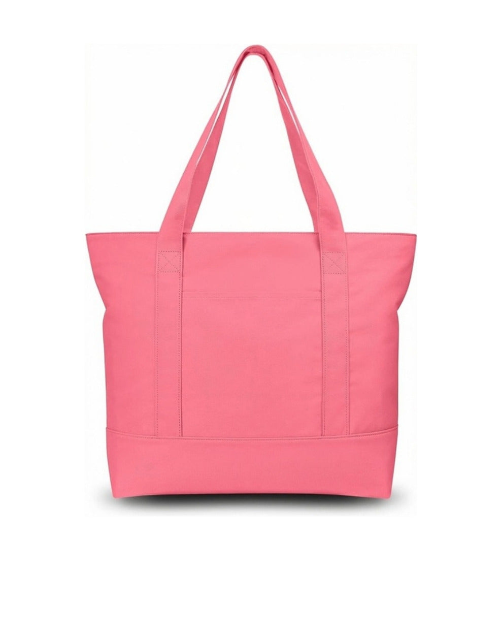 Custom Embroidered Tote Bag - Rose Pink