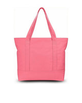 Custom Embroidered Tote Bag - Rose Pink